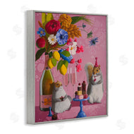 Heather Gauthier | Party Hat Squirrels & Bouquet