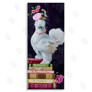 Heather Gauthier | Fancy Vintage Chicken with Books