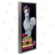 Heather Gauthier | Fancy Vintage Chicken with Books