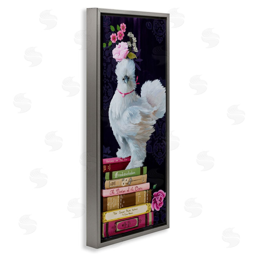Heather Gauthier | Fancy Vintage Chicken with Books