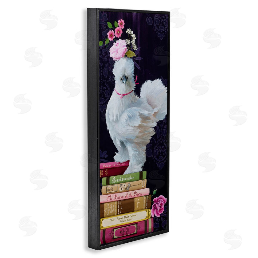 Heather Gauthier | Fancy Vintage Chicken with Books