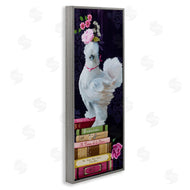 Heather Gauthier | Fancy Vintage Chicken with Books