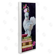 Heather Gauthier | Fancy Vintage Chicken with Books
