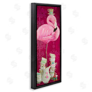 Heather Gauthier | Flamingo with Antique Teacups