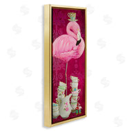 Heather Gauthier | Flamingo with Antique Teacups
