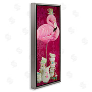 Heather Gauthier | Flamingo with Antique Teacups