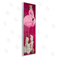 Heather Gauthier | Flamingo with Antique Teacups