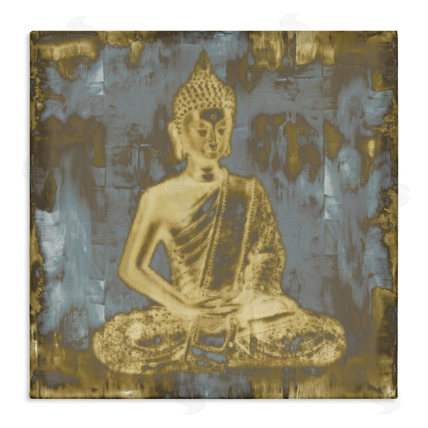Tom Bray | Muted Earthy Buddha Abstract