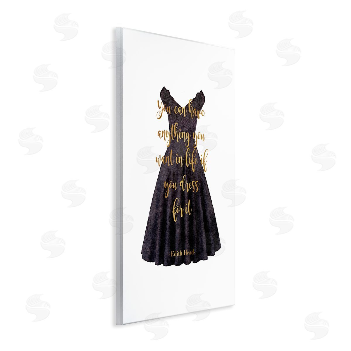 Dress The Part Fashion Quote Wood Plaque Wall Art, Home Decor by Amanda Greenwood