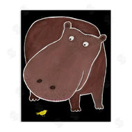 Carla Daly | Hippo & Bird on Black