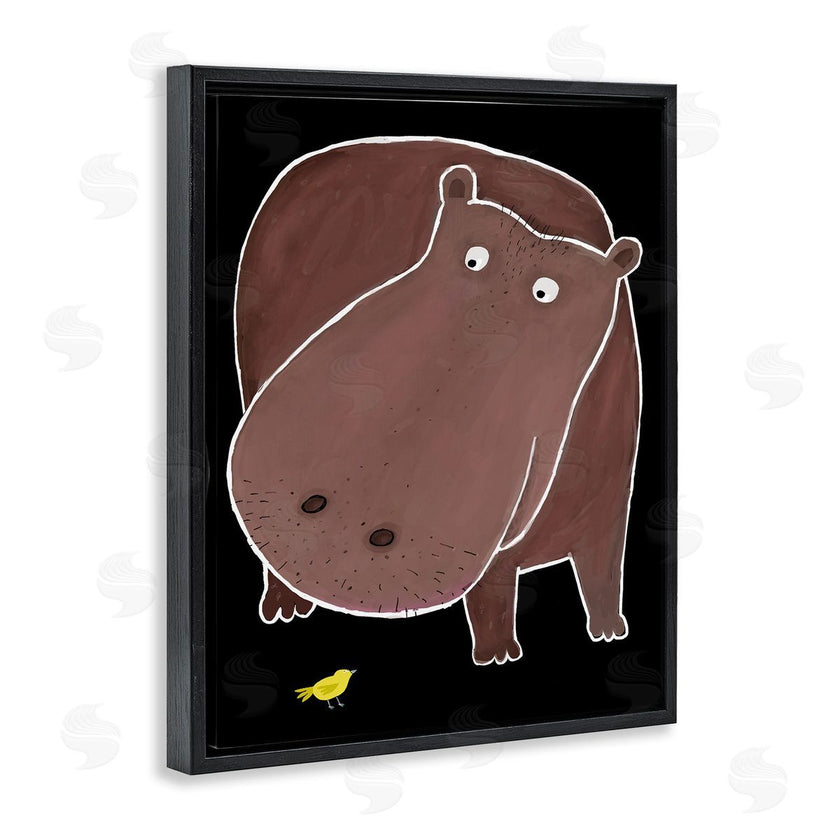 Carla Daly | Hippo & Bird on Black