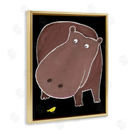 Carla Daly | Hippo & Bird on Black
