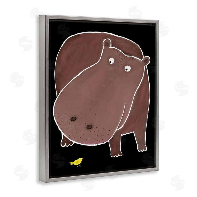 Carla Daly | Hippo & Bird on Black