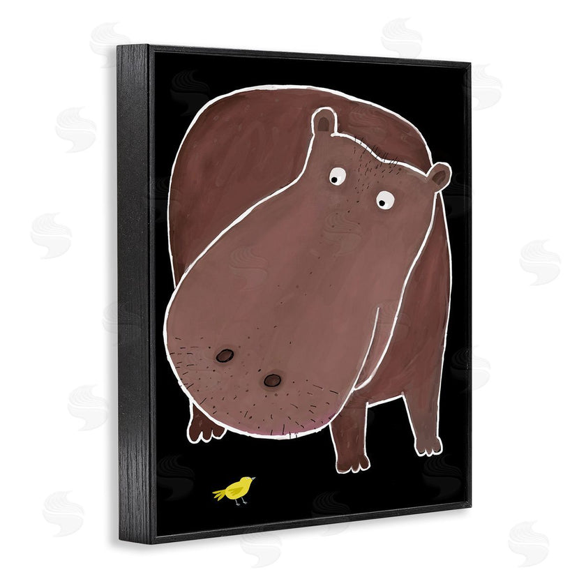 Carla Daly | Hippo & Bird on Black