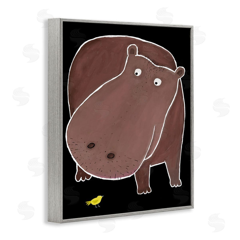 Carla Daly | Hippo & Bird on Black
