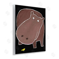 Carla Daly | Hippo & Bird on Black