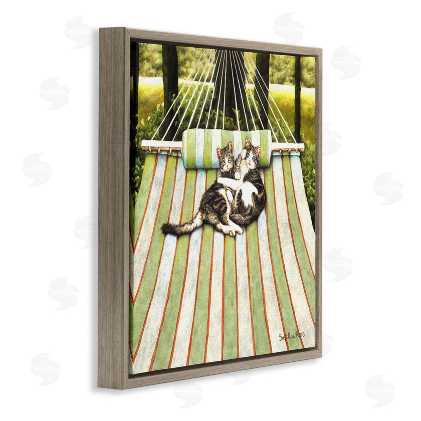 Sueellen Ross | Playful Kittens on Hammock