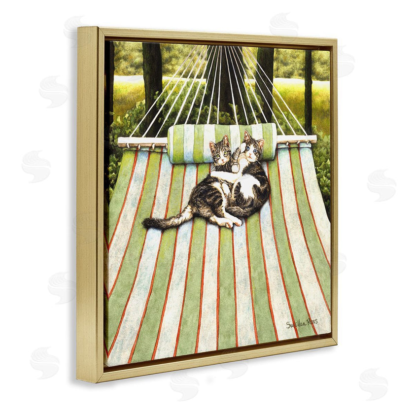 Sueellen Ross | Playful Kittens on Hammock