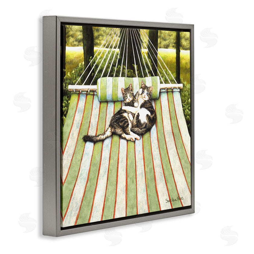 Sueellen Ross | Playful Kittens on Hammock