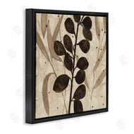 Krinlox | Beige & Brown Natural Leaves