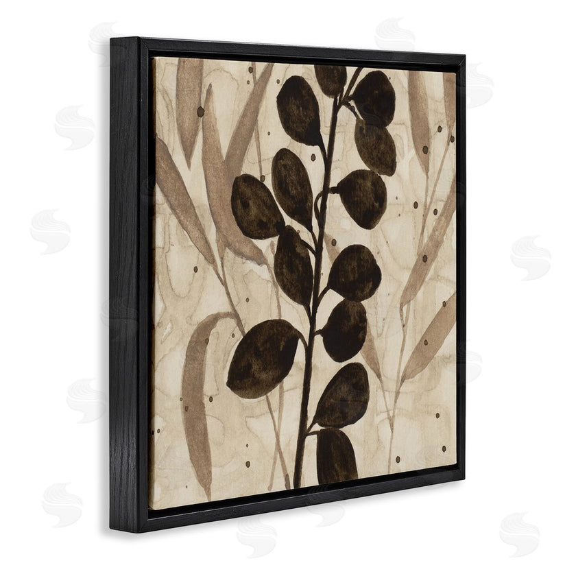 Krinlox | Beige & Brown Natural Leaves