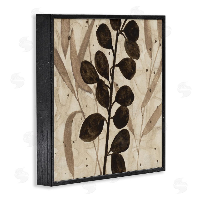 Krinlox | Beige & Brown Natural Leaves