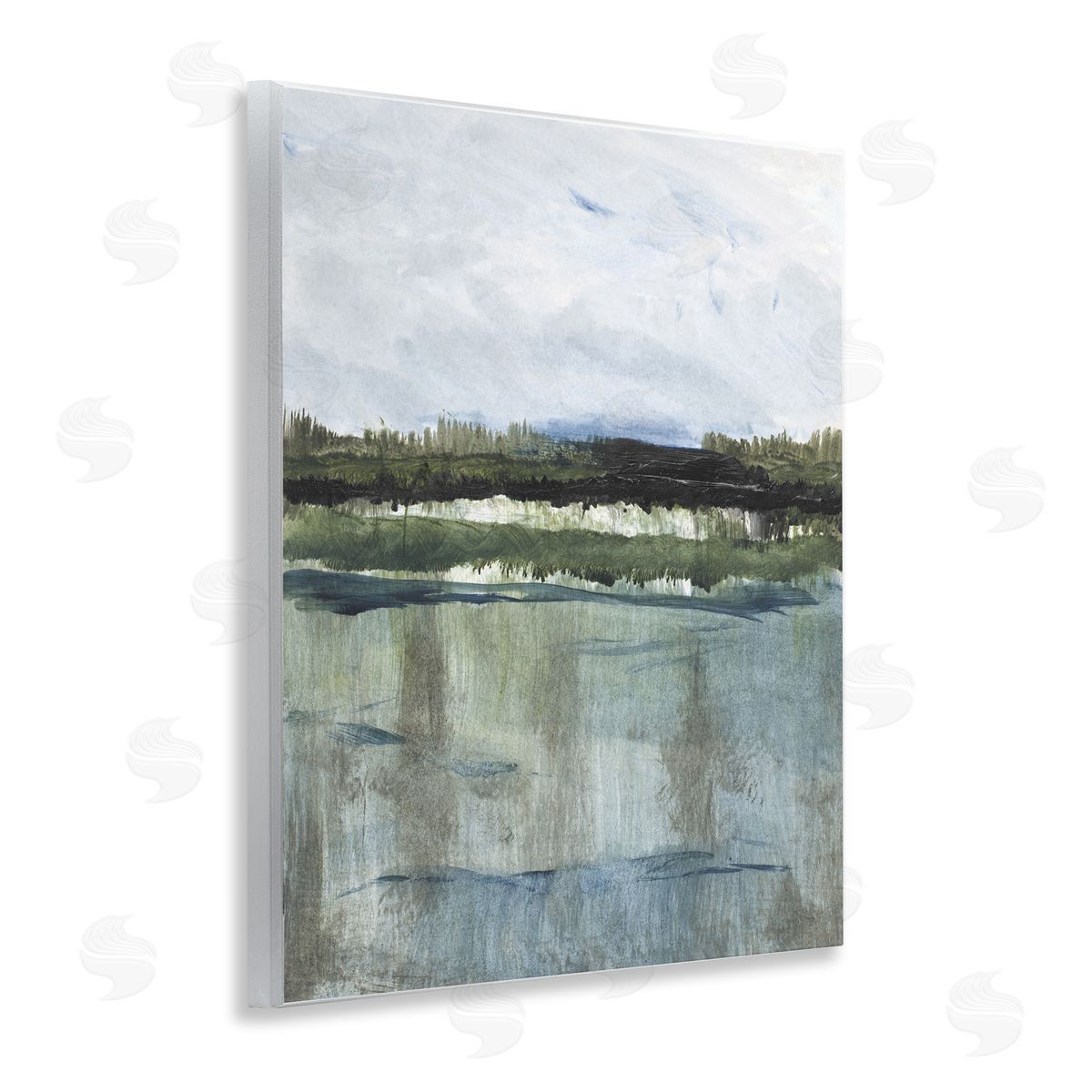 Northwest Lakeside View Wood Plaque Wall Art, Home Decor by Lanie Loreth