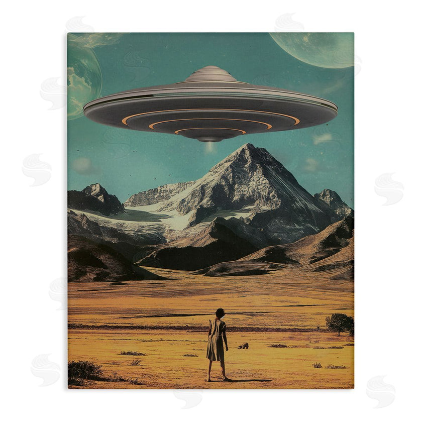 Wumples | Woman with Overhead UFO