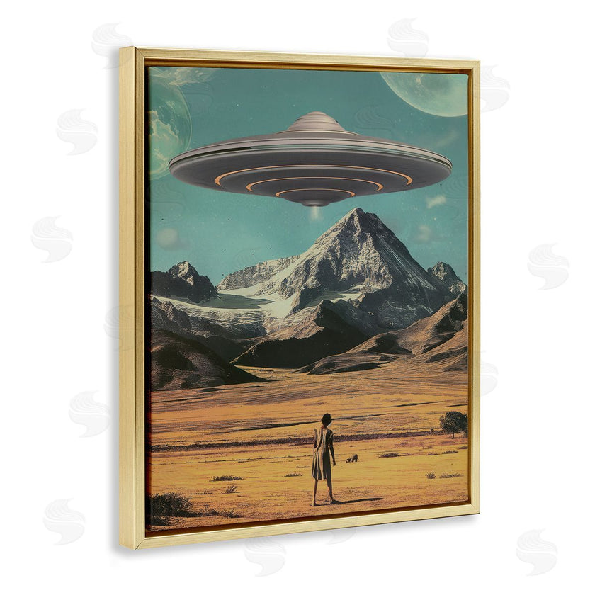 Wumples | Woman with Overhead UFO