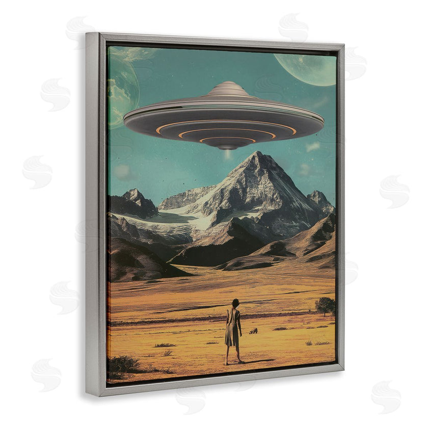 Wumples | Woman with Overhead UFO