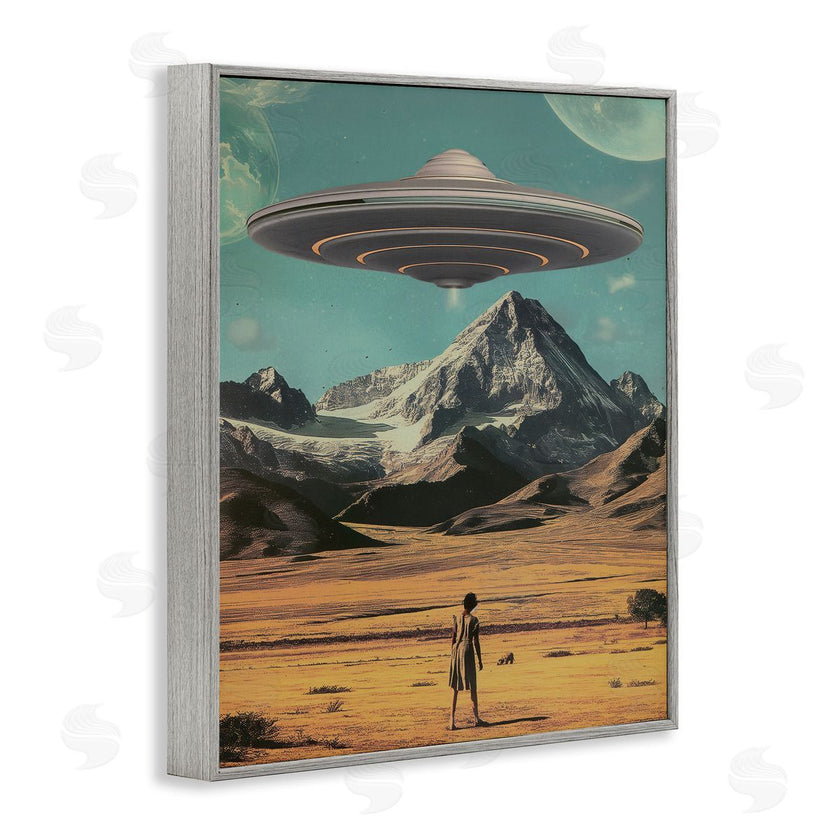 Wumples | Woman with Overhead UFO