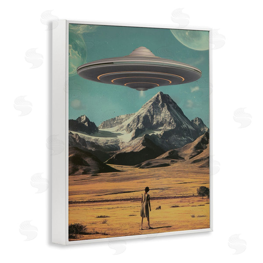 Wumples | Woman with Overhead UFO