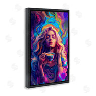 Spirit of the Rainbow | Spiritual Woman Sipping Tea