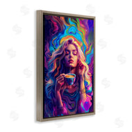 Spirit of the Rainbow | Spiritual Woman Sipping Tea