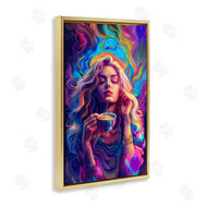 Spirit of the Rainbow | Spiritual Woman Sipping Tea