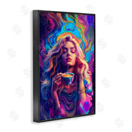 Spirit of the Rainbow | Spiritual Woman Sipping Tea