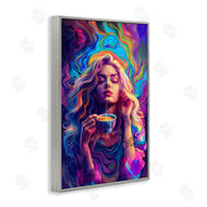 Spirit of the Rainbow | Spiritual Woman Sipping Tea
