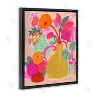 Suzanne Allard | Bright Pink & Yellow Bouquet