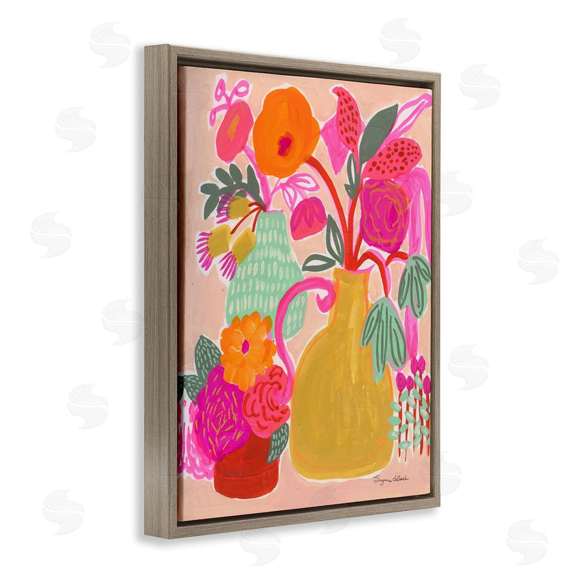 Suzanne Allard | Bright Pink & Yellow Bouquet