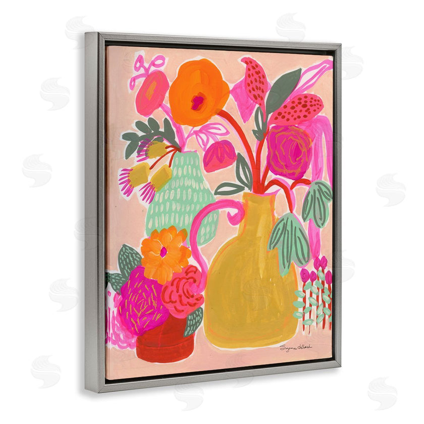 Suzanne Allard | Bright Pink & Yellow Bouquet