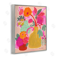 Suzanne Allard | Bright Pink & Yellow Bouquet