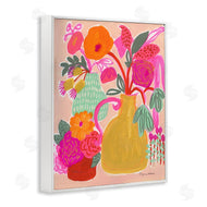 Suzanne Allard | Bright Pink & Yellow Bouquet