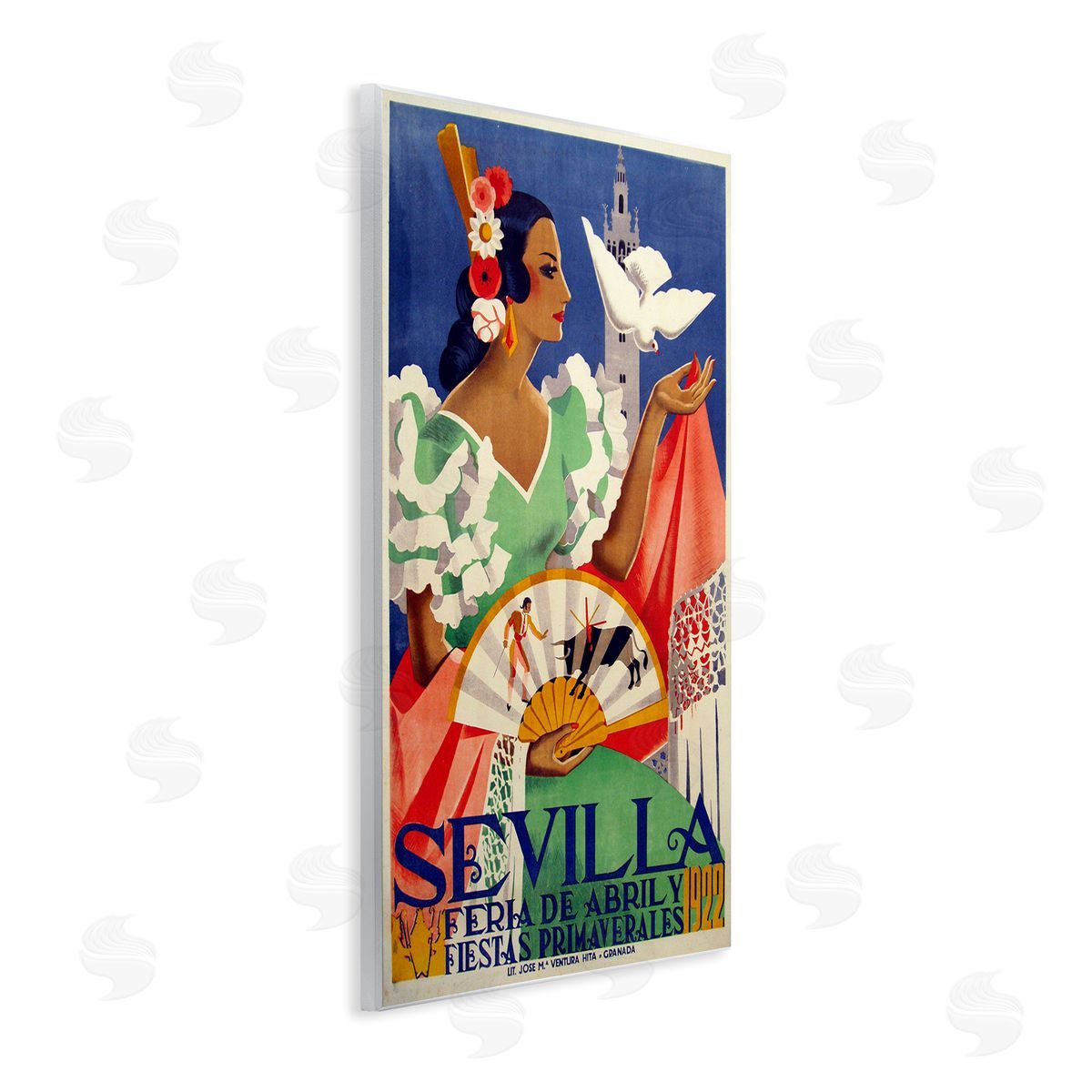 Seville Vintage Culture Wood Plaque Wall Art, Home Decor by Marcus Jules