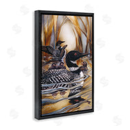 Jody Bergsma | Loon Family Among Pond Ripples