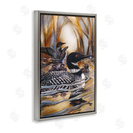 Jody Bergsma | Loon Family Among Pond Ripples