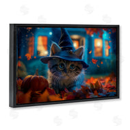 Wumples | Halloween Witch Kitten & Pumpkin