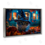 Wumples | Halloween Witch Kitten & Pumpkin