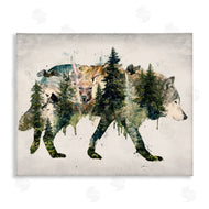 Barrett Biggers | Woodland Wildlife Wolf Contour