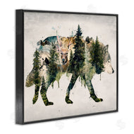 Barrett Biggers | Woodland Wildlife Wolf Contour