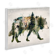 Barrett Biggers | Woodland Wildlife Wolf Contour
